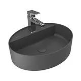 Smartedge 40x50 Oval Lavabo/Mat Antrasit