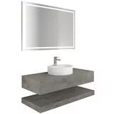 Uniq K2 Tezgah Tek Lavabo Uptown Dark 120cm