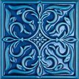 Formart Parlak Mavi Heritage Dekor 20x20