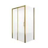 Hüppe Design Pure 120x80cm Kayar Kapılı Duş Kabini/Altın