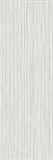 Hued Linear Mat Beyaz 30x90 Çimento Görünümlü Duvar Karosu