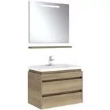 Idea 2.0 80cm Lavabo Dolabı Seti/Etajerli,Pasific A