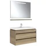 Idea 2.0 100cm Etajerli Lavabo Dolabı Seti/Pasific A