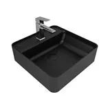 Smartedge 45x45 Kare Lavabo/Mat Siyah