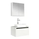 Vista 80cm Lavabo Dolabı Seti/Mat Beyaz