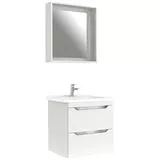 Casilla 65cm Lavabo Dolabı Seti/Satin Gri