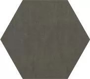 Hexagon Mat Siyah 17,5x20 Yer/Duvar Karosu