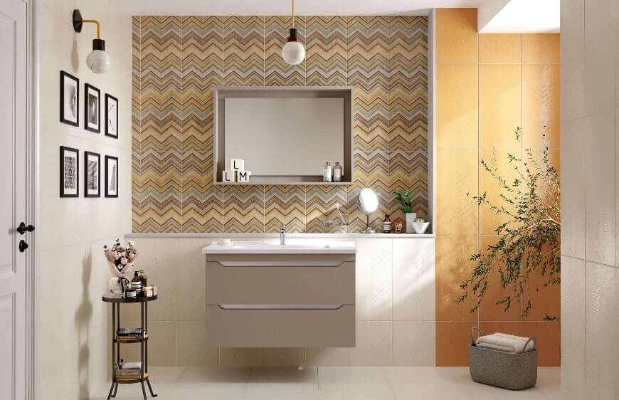 banyo mekaninda canakkale seramik fabric koleksiyonu geometrik tekstil dokusu