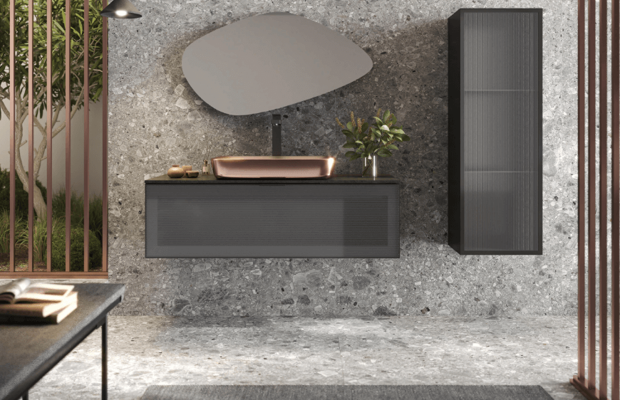 Kaleseramik ombra serisi banyo, isik alan banyo tasarimlari, banyoda 2026 tasarim ve dekorasyon trendleri