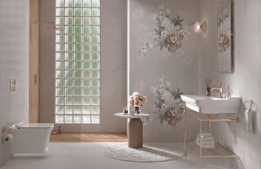 Kaleseramik romantica petra banyo, isik alan banyo tasarimlari, banyoda 2026 tasarim ve dekorasyon trendleri