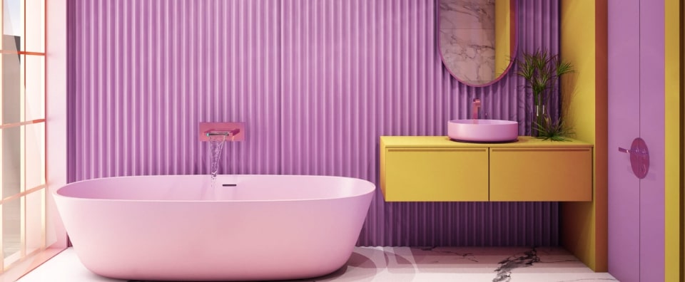 Banyo Dekorasyonunda 2021-22 Renk Trendleri