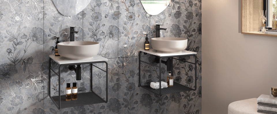 Kaleseramik vincent serisi, modern banyo, banyoda ayna kullanimi