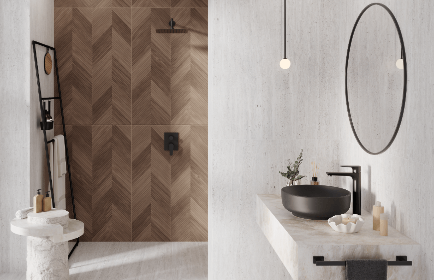 Kaleseramik lenda serisi banyo, isik alan banyo tasarimlari, banyoda 2026 tasarim ve dekorasyon trendleri